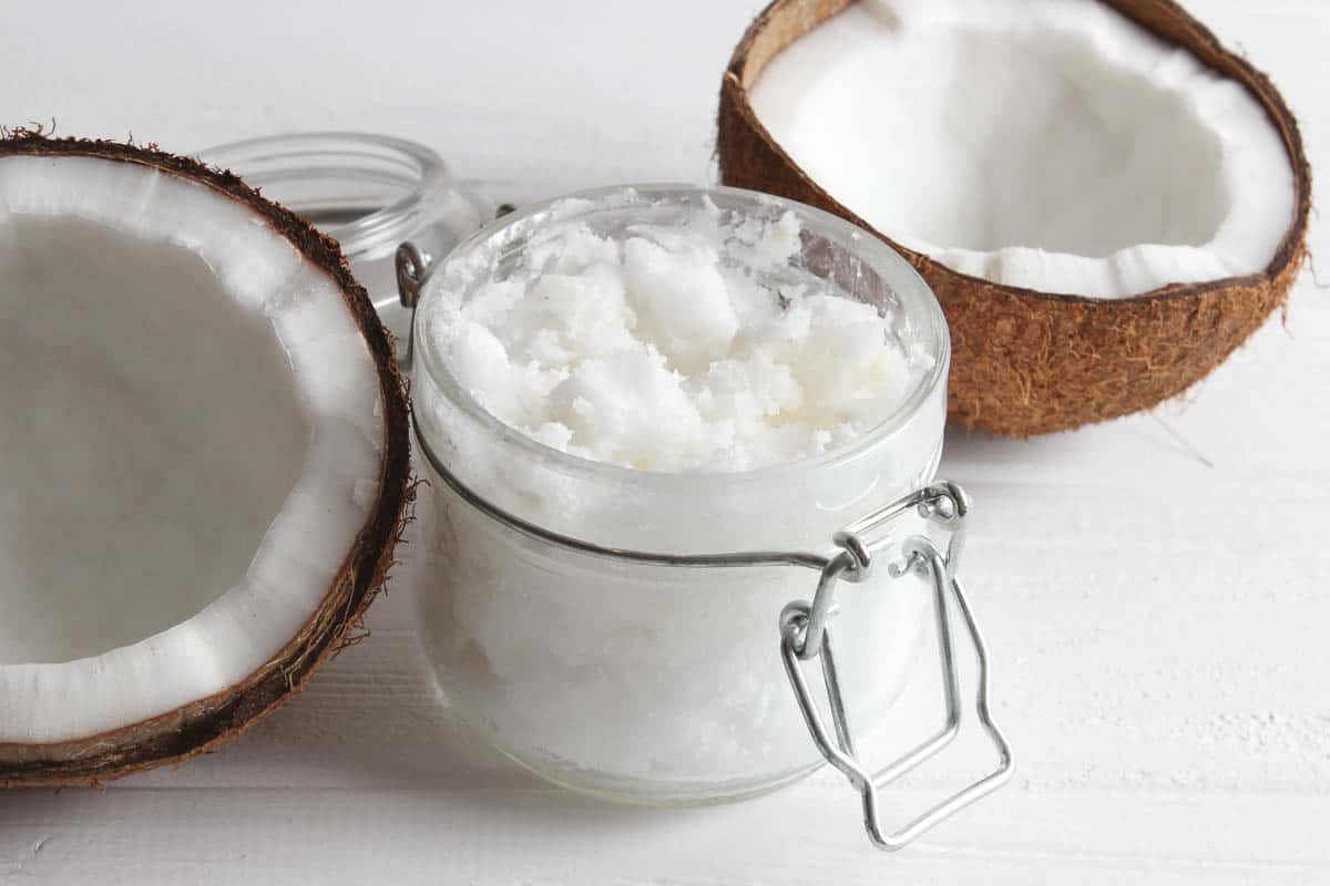 coconut oil and coconuts.