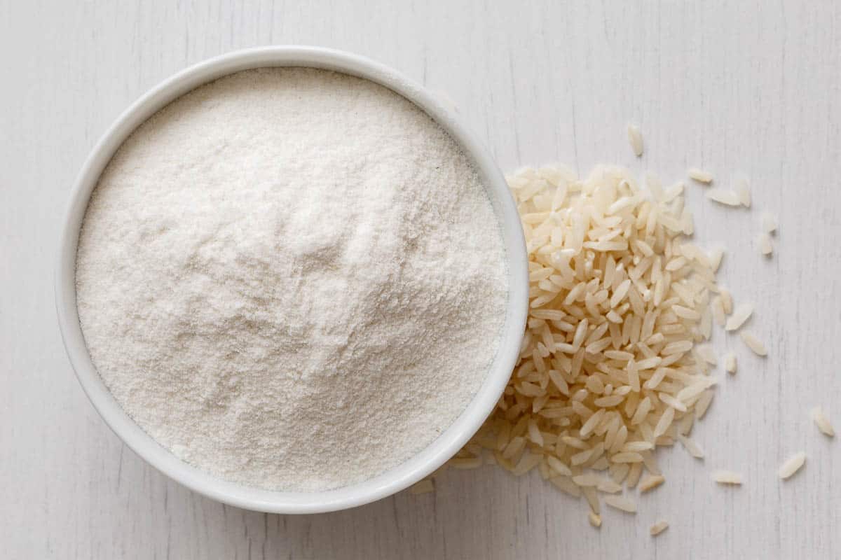 White rice flour.