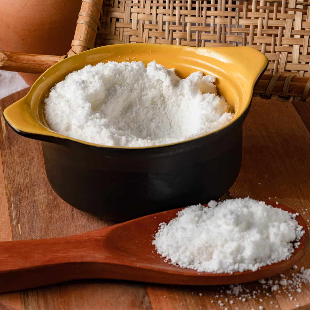Flour made from cassava starch.